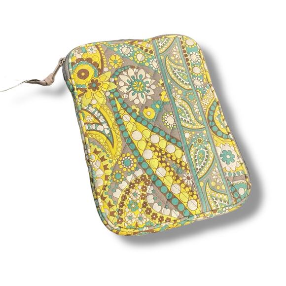 Vera Bradley Tablet Case Lemon Parfait Sleeve iPad Kindle Zippered Pouch 9 x 7" - Picture 7 of 12
